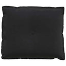 Rygpude Sort 60 x 50 cm Velourstof