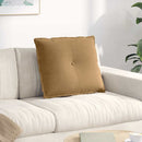 Rygpude Brun 60 x 50 cm Velourstof