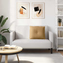 Rygpude Brun 60 x 50 cm Velourstof