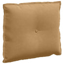 Rygpude Brun 60 x 50 cm Velourstof