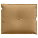 Rygpude Brun 60 x 50 cm Velourstof