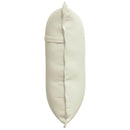 Rygpude Creme 60 x 50 cm Velourstof
