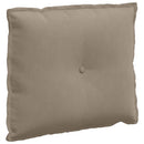 Rygpude Gråbrun 60 x 50 cm Mikrofiberstof