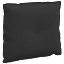 Rygpude Sort 60 x 50 cm Mikrofiberstof