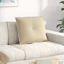Rygpude Creme 60 x 50 cm Mikrofiberstof