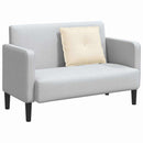 Rygpude Creme 60 x 50 cm Velourstof