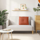 Rygpude Rød orange 60 x 50 cm Velourstof