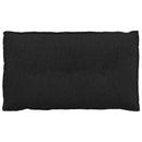 Rygpude Sort 80 x 19 x 50 cm Stof