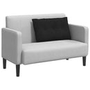 Rygpude Sort 80 x 19 x 50 cm Stof