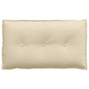 Rygpude Creme 80 x 19 x 50 cm Stof