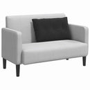Rygpude Sort 80 x 50 cm Velourstof