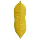 Rygpude Gul 80 x 50 cm Velourstof