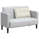 Rygpude Creme 80 x 50 cm Velourstof