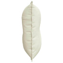 Rygpude Creme 80 x 50 cm Velourstof