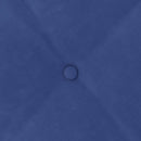 Rygpude Politi blå 80 x 50 cm Velourstof