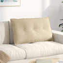 Rygpude Creme 80 x 50 cm Mikrofiberstof