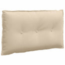 Rygpude Creme 80 x 50 cm Mikrofiberstof