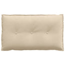 Rygpude Creme 80 x 50 cm Mikrofiberstof