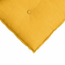 Rygpude Lys Gul 80 x 50 cm Velourstof