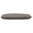 Rygpude Gråbrun 100 x 19 x 50 cm Stof
