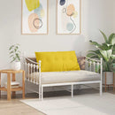Rygpude Lys Gul 100 x 19 x 50 cm Stof