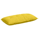 Rygpude Lys Gul 100 x 19 x 50 cm Stof
