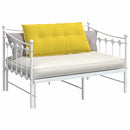 Rygpude Lys Gul 100 x 19 x 50 cm Stof