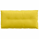 Rygpude Lys Gul 100 x 19 x 50 cm Stof