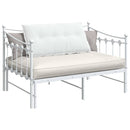 Rygpude Hvid 100 x 19 x 50 cm Stof