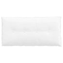 Rygpude Hvid 100 x 19 x 50 cm Stof