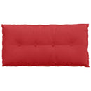 Rygpude Rød 100 x 19 x 50 cm Stof