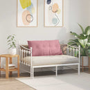 Rygpude Lyserød 100 x 50 cm Velourstof