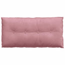 Rygpude Lyserød 100 x 50 cm Velourstof