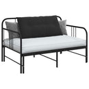 Rygpude Sort 100 x 50 cm Velourstof