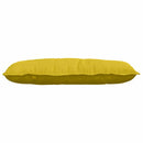 Rygpude Gul 100 x 50 cm Velourstof