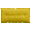 Rygpude Gul 100 x 50 cm Velourstof