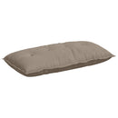 Rygpude Gråbrun 100 x 50 cm Mikrofiberstof