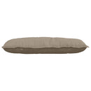 Rygpude Gråbrun 100 x 50 cm Mikrofiberstof