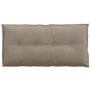Rygpude Gråbrun 100 x 50 cm Mikrofiberstof