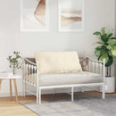 Rygpude Creme 100 x 50 cm Velourstof