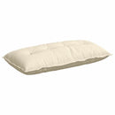 Rygpude Creme 100 x 50 cm Velourstof