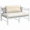 Rygpude Creme 100 x 50 cm Velourstof