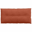 Rygpude Rød orange 100 x 50 cm Velourstof