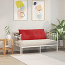 Rygpude Rød 120 x 19 x 50 cm Stof