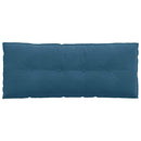 Rygpude Blå 120 x 50 cm Velourstof