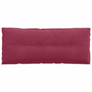 Rygpude Vinrød 120 x 50 cm Velourstof