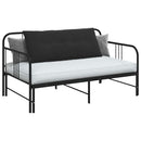 Rygpude Sort 120 x 50 cm Velourstof