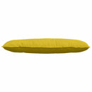 Rygpude Gul 120 x 50 cm Velourstof
