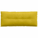 Rygpude Gul 120 x 50 cm Velourstof