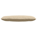 Rygpude Creme 120 x 50 cm Mikrofiberstof